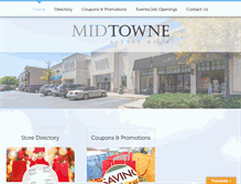 Tablet Screenshot of midtownelittlerock.com